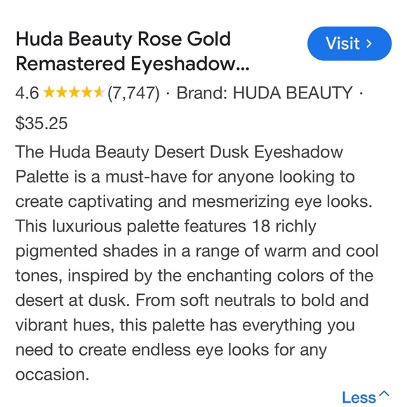 🩷NWT HUDA BEAUTY ROSE GOLD PALETTE REMASTERED - Picture 9 of 13